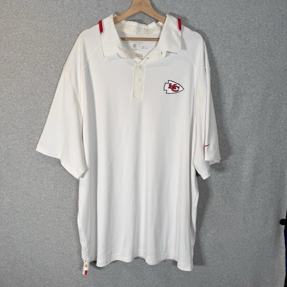 Kansas City Chiefs Nike NFL On Field Dri-Fit Polo Men's 4XL